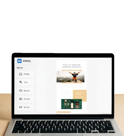 promo email template in builder