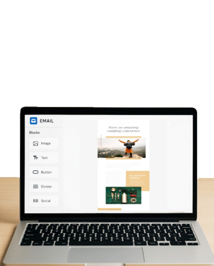 promo email template in builder